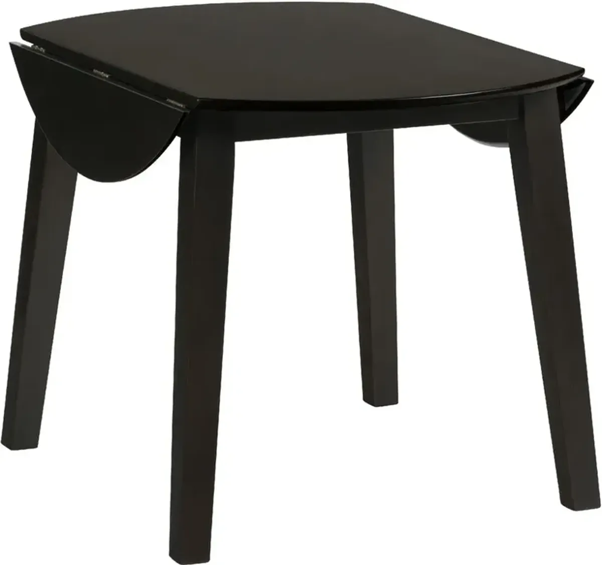 Jofran Simplicity Round Drop-Leaf Table Espresso