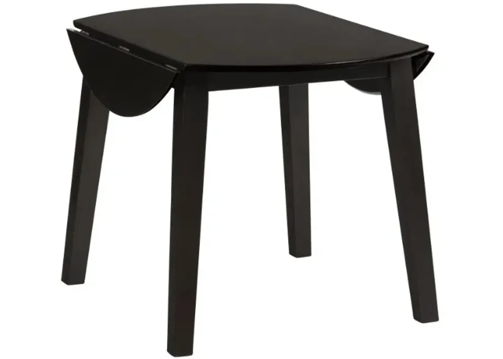 Jofran Simplicity Round Drop-Leaf Table Espresso