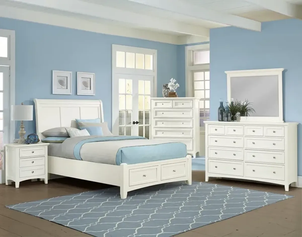 Vaughan-Bassett Bonanza White 5-Drawer Chest