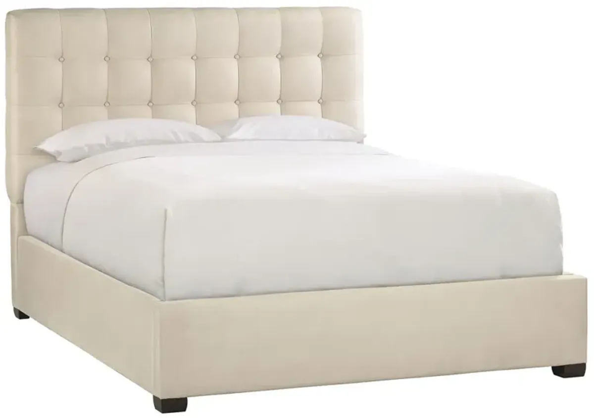 Bernhardt Avery Fabric Panel Bed Extended Queen