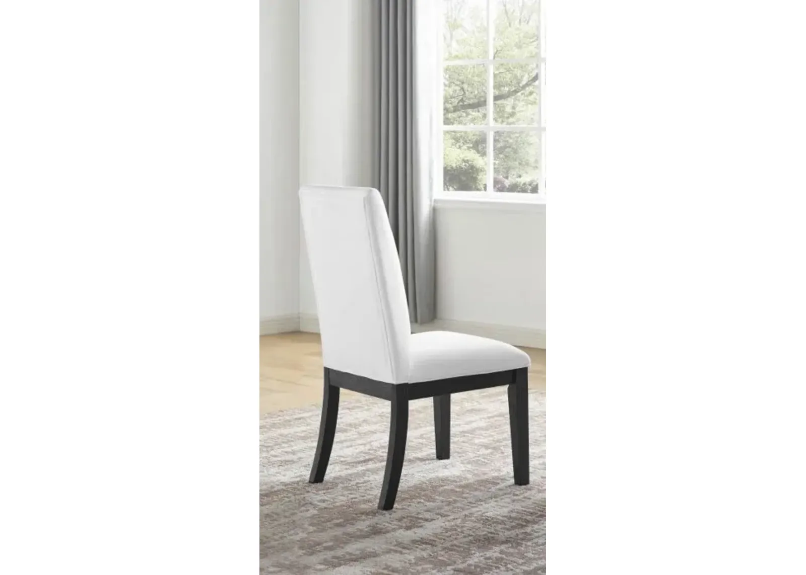 Steve Silver Yves Performance Side Chair White