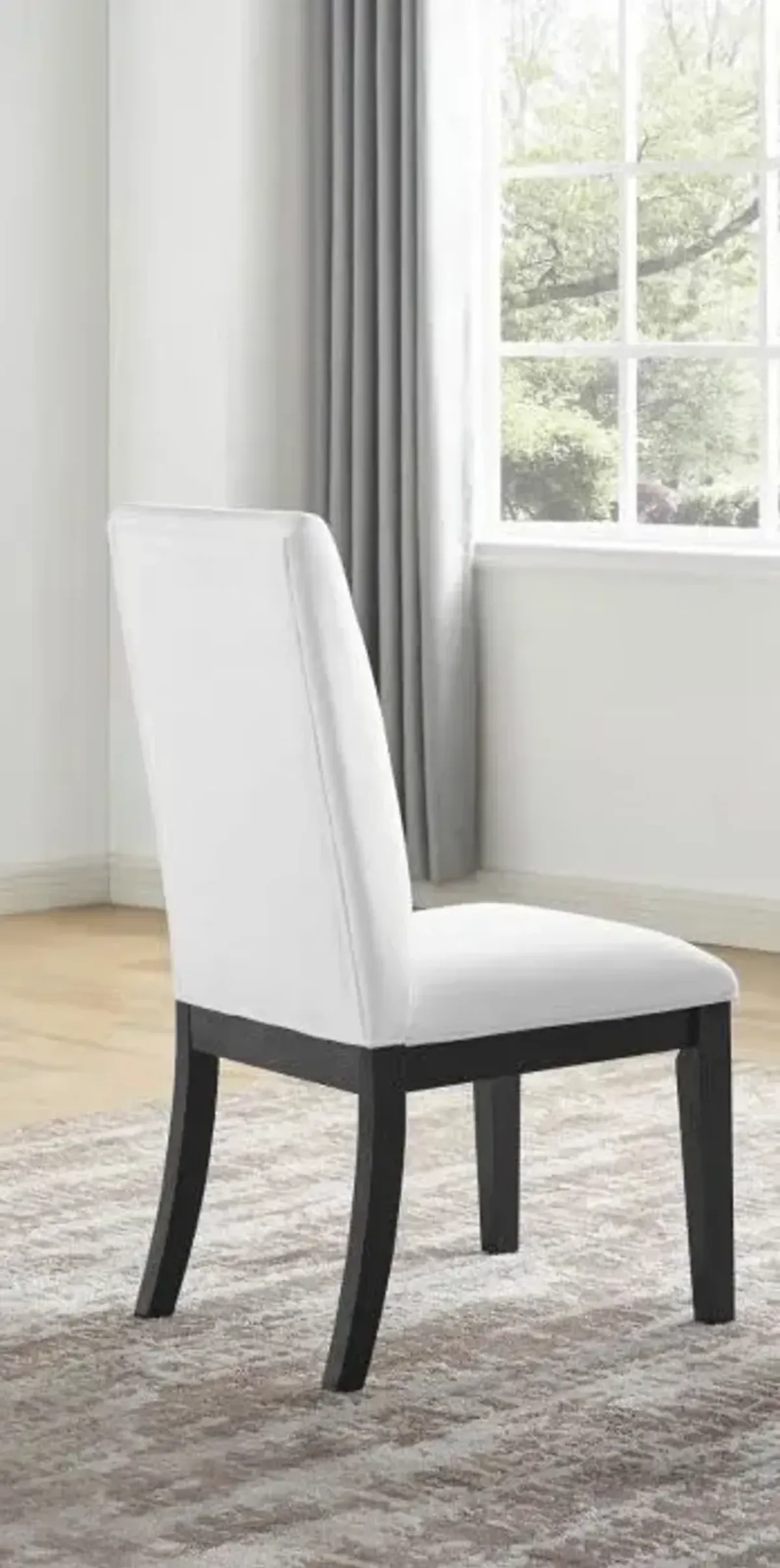 Steve Silver Yves Performance Side Chair White