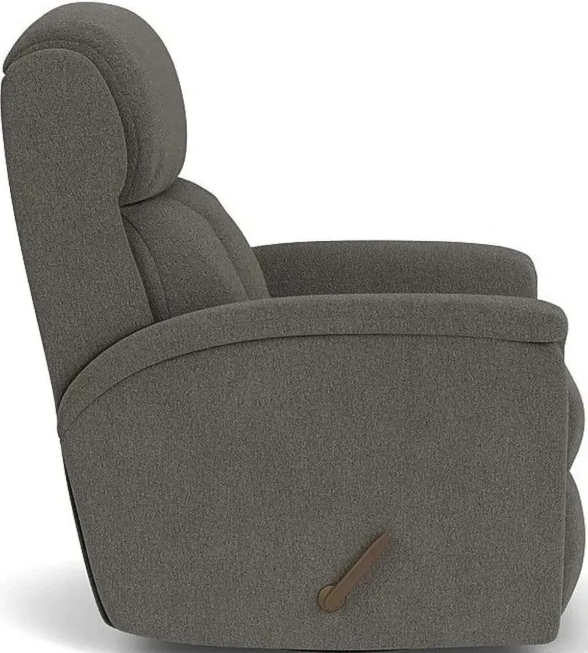 Flexsteel Luna Coal Swivel Gliding Manual Recliner