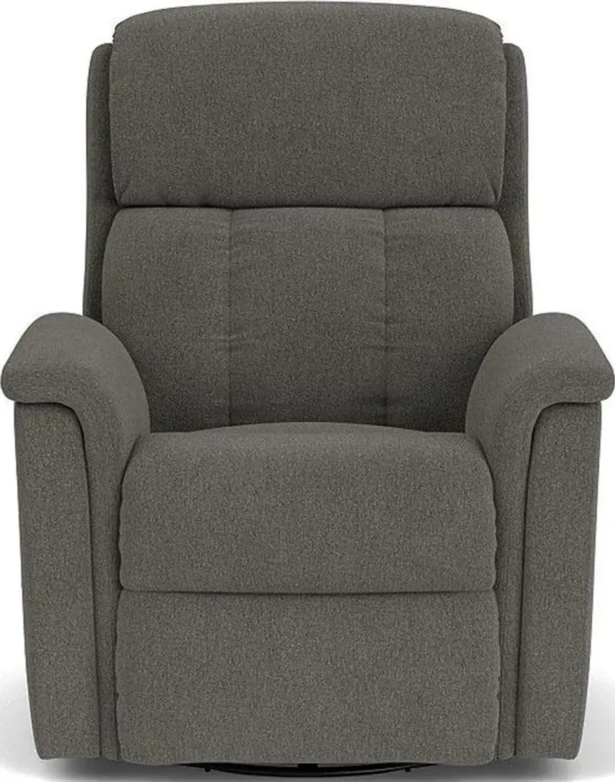 Flexsteel Luna Coal Swivel Gliding Manual Recliner