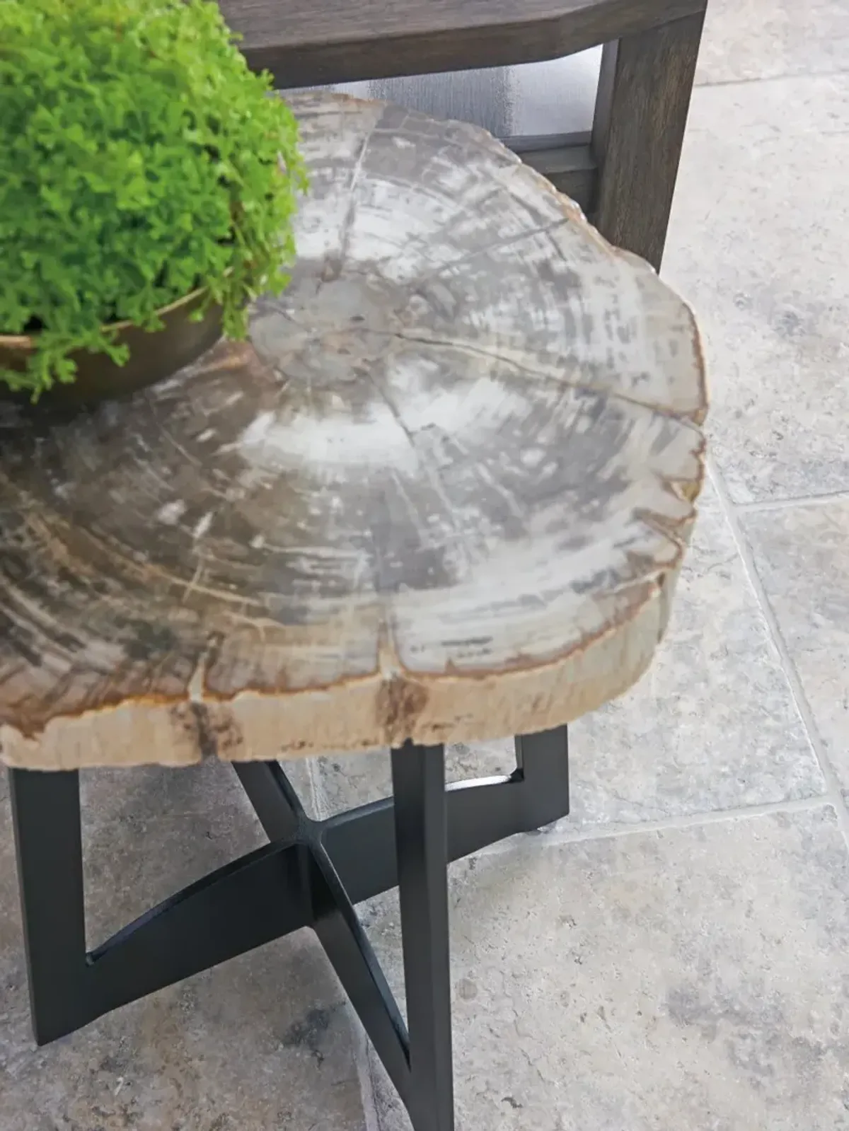 Tommy Bahama Outdoor by Lexington Alfresco Living Petrified Wood Table