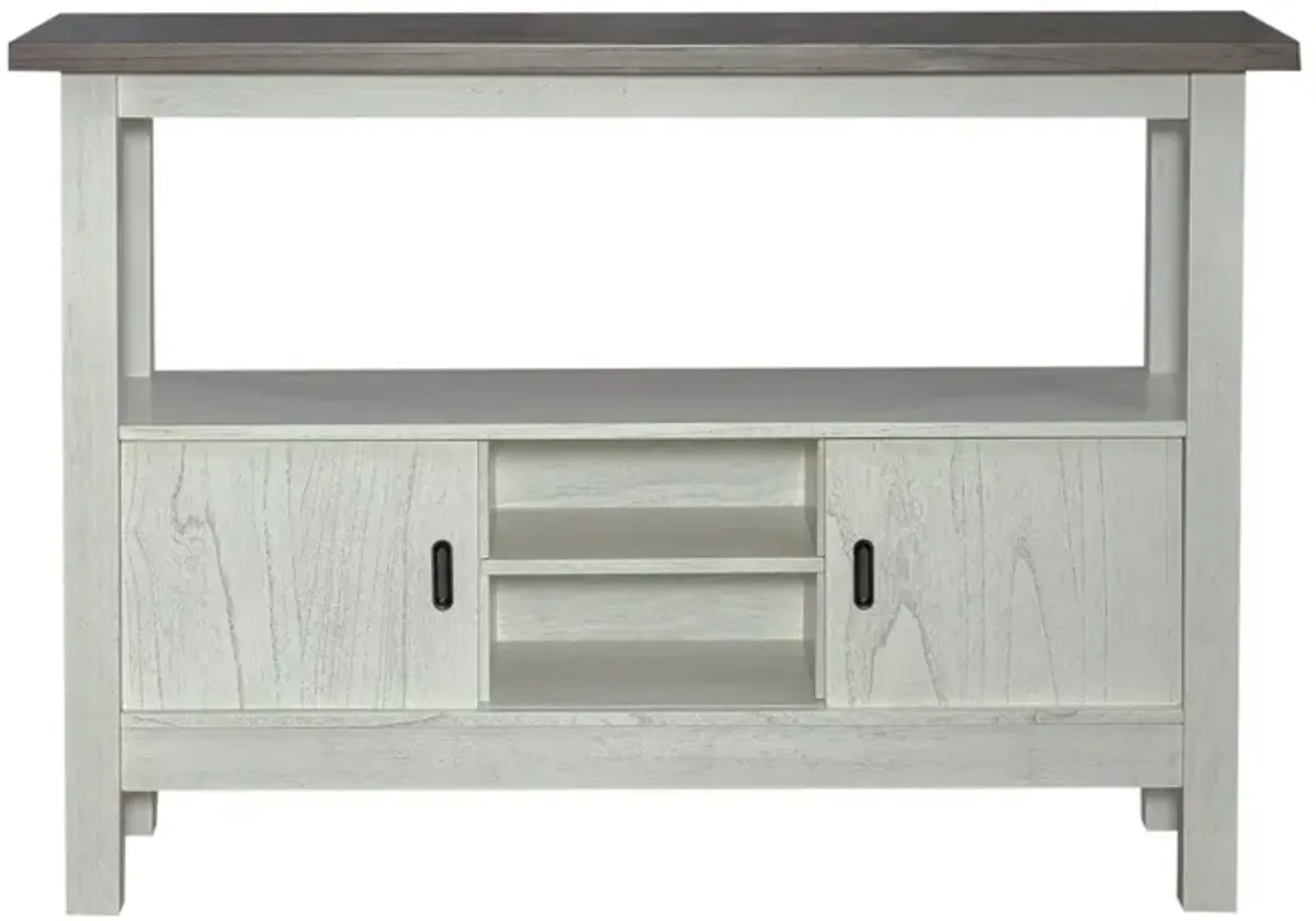 Liberty Furniture Brook Bay Carbon Grey/Textured White Sideboard