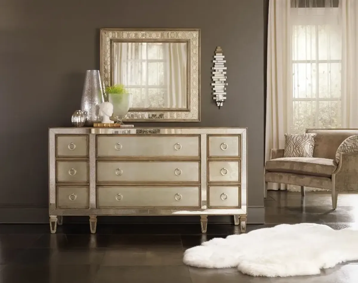 Hooker Furniture Sanctuary Silver Shimmer Dresser