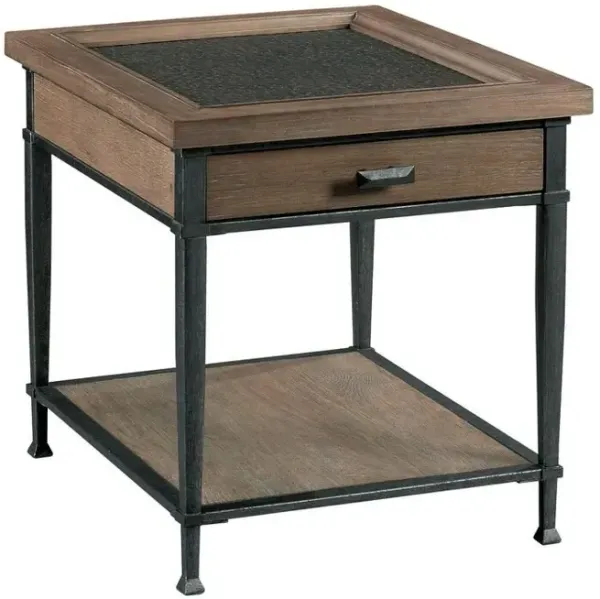 Hammary Rectangular Drawer End Table
