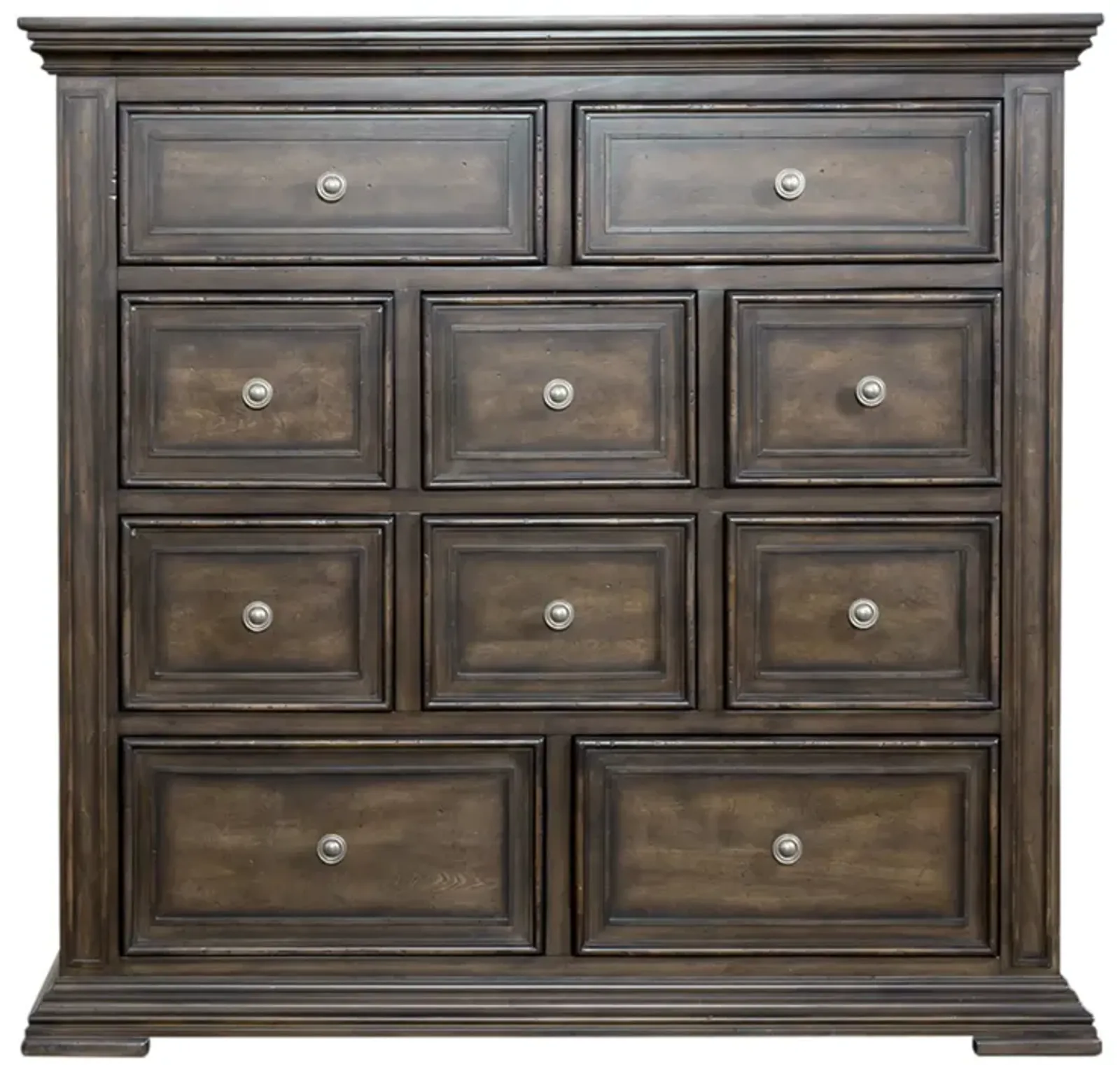 Liberty Furniture 10-Drawer Chesser with Brownstone Finish