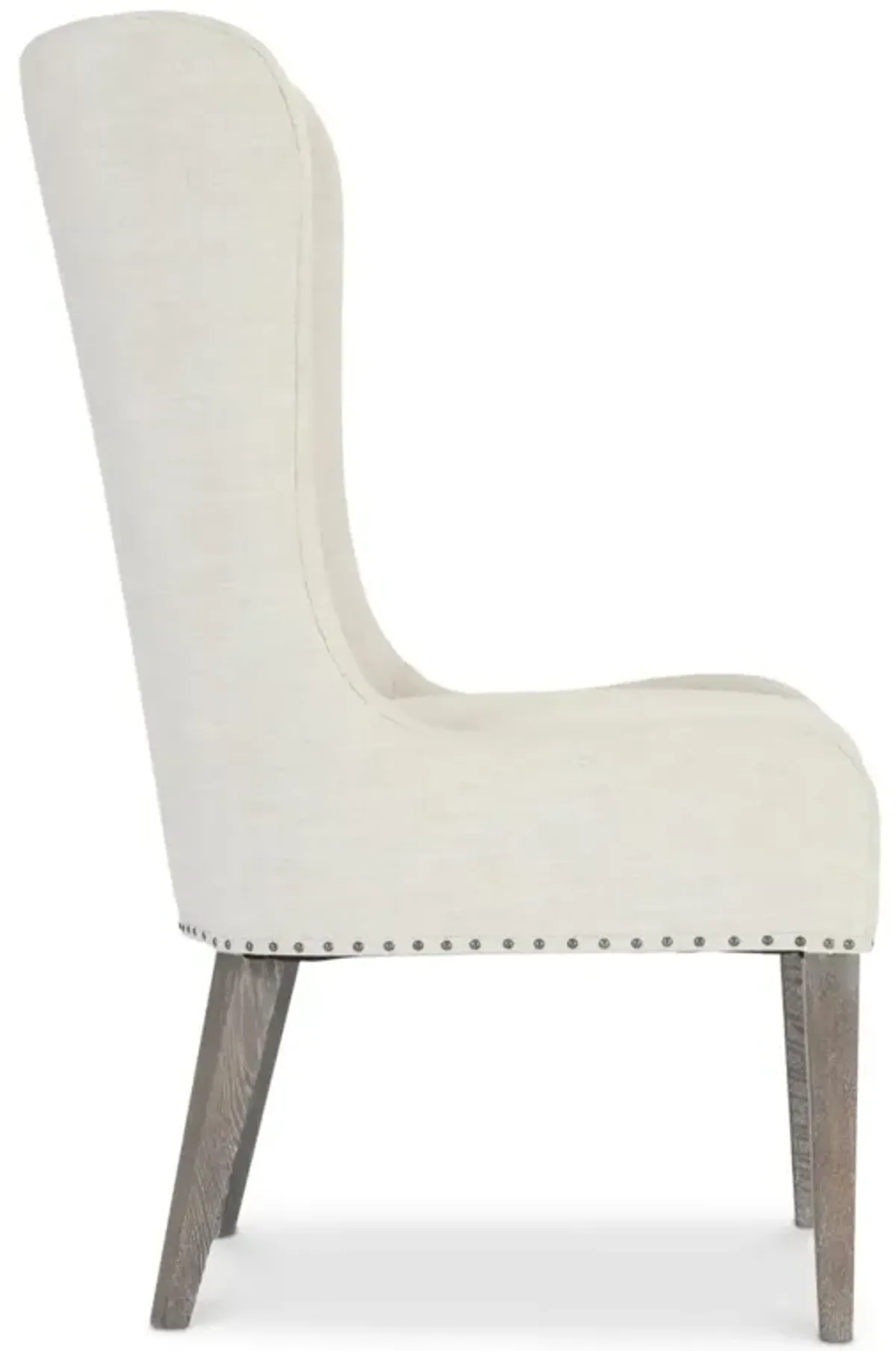 Bernhardt Albion Pewter Upholstered Dining Side Chair