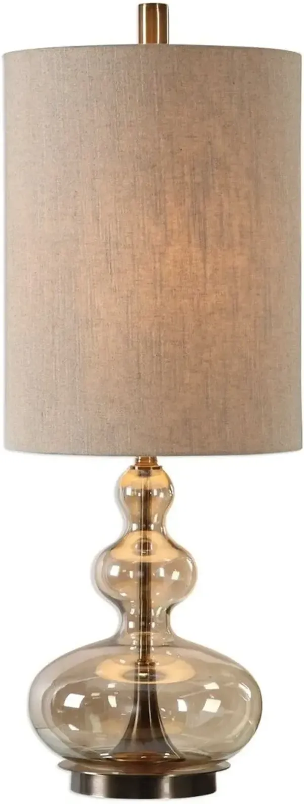Uttermost Formoso Light Amber Glass Table Lamp