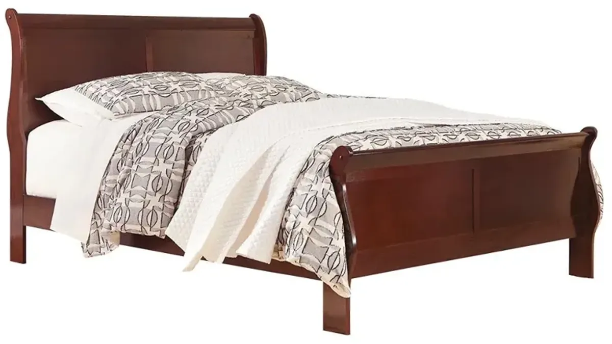 Ashley Alisdair Dark Brown King Sleigh Bed