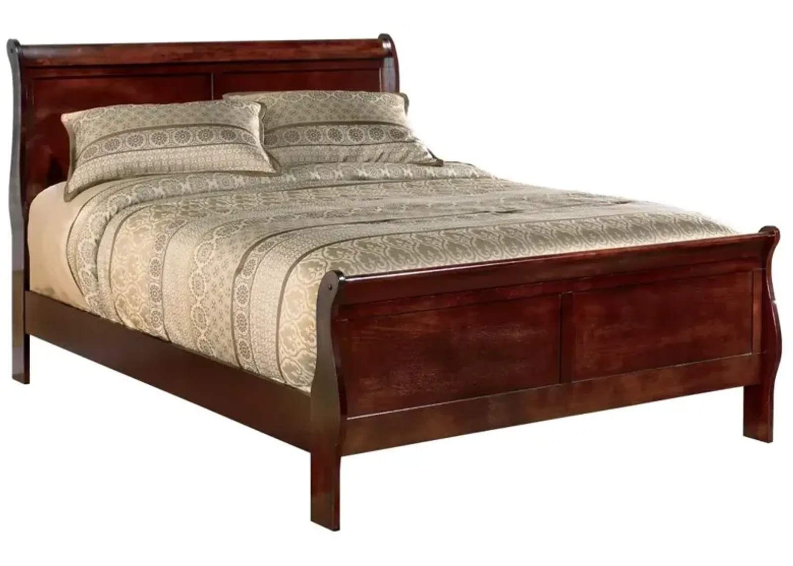 Ashley Alisdair Dark Brown King Sleigh Bed