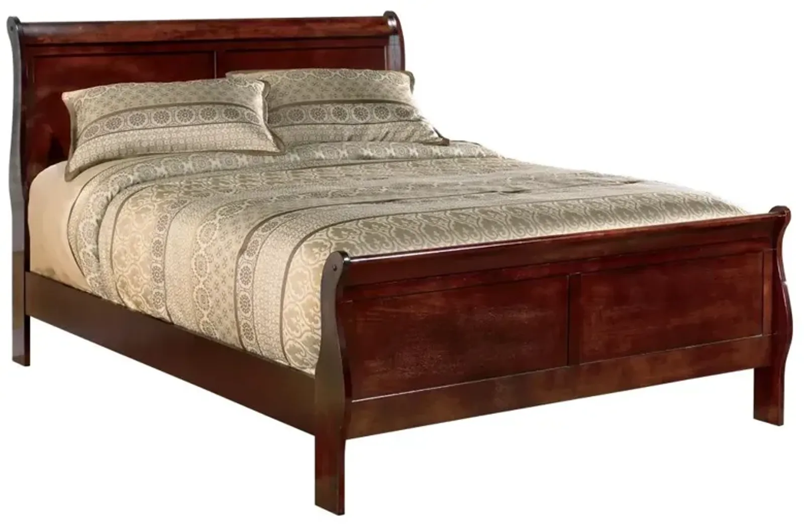 Ashley Alisdair Dark Brown King Sleigh Bed