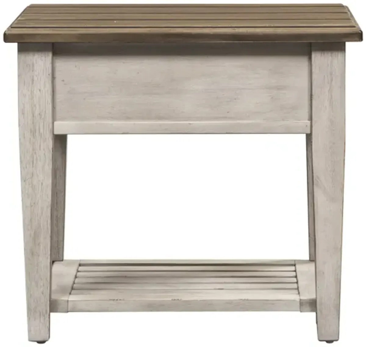 Liberty Furniture Heartland Antique White 1-Drawer End Table