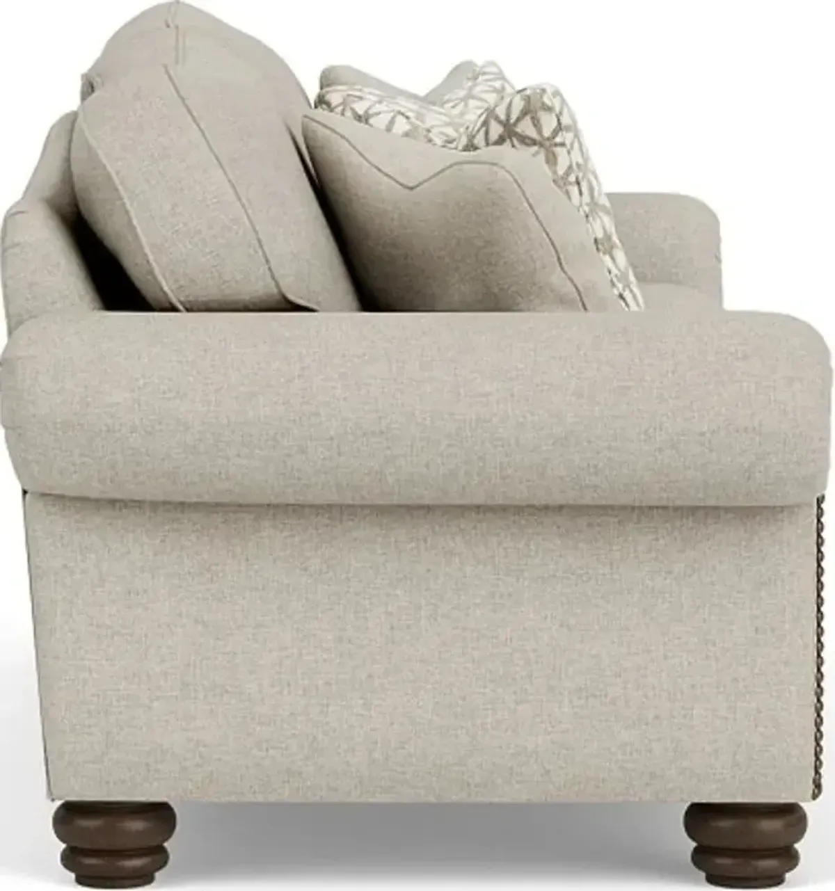 Flexsteel Bexley Silver Driftwood Sofa