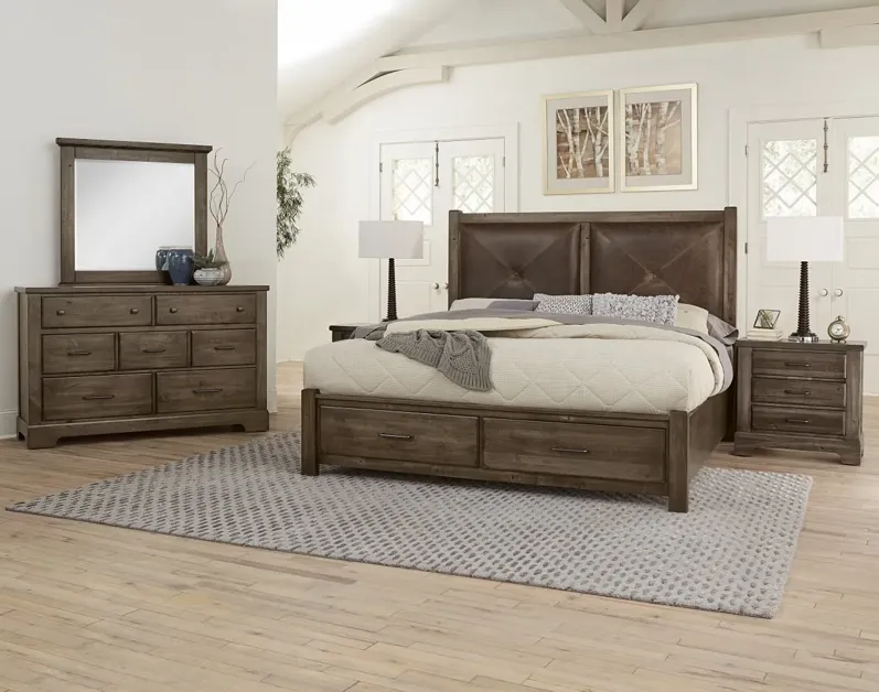 7-DR DRESSER - COOL RUSTIC IN MINK