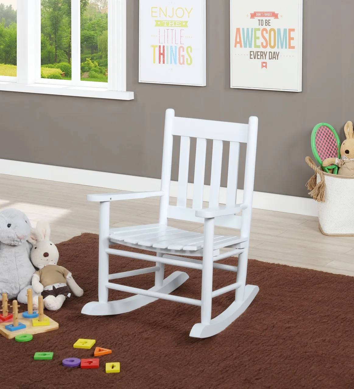 YOUTH ROCKING CHAIR WHITE