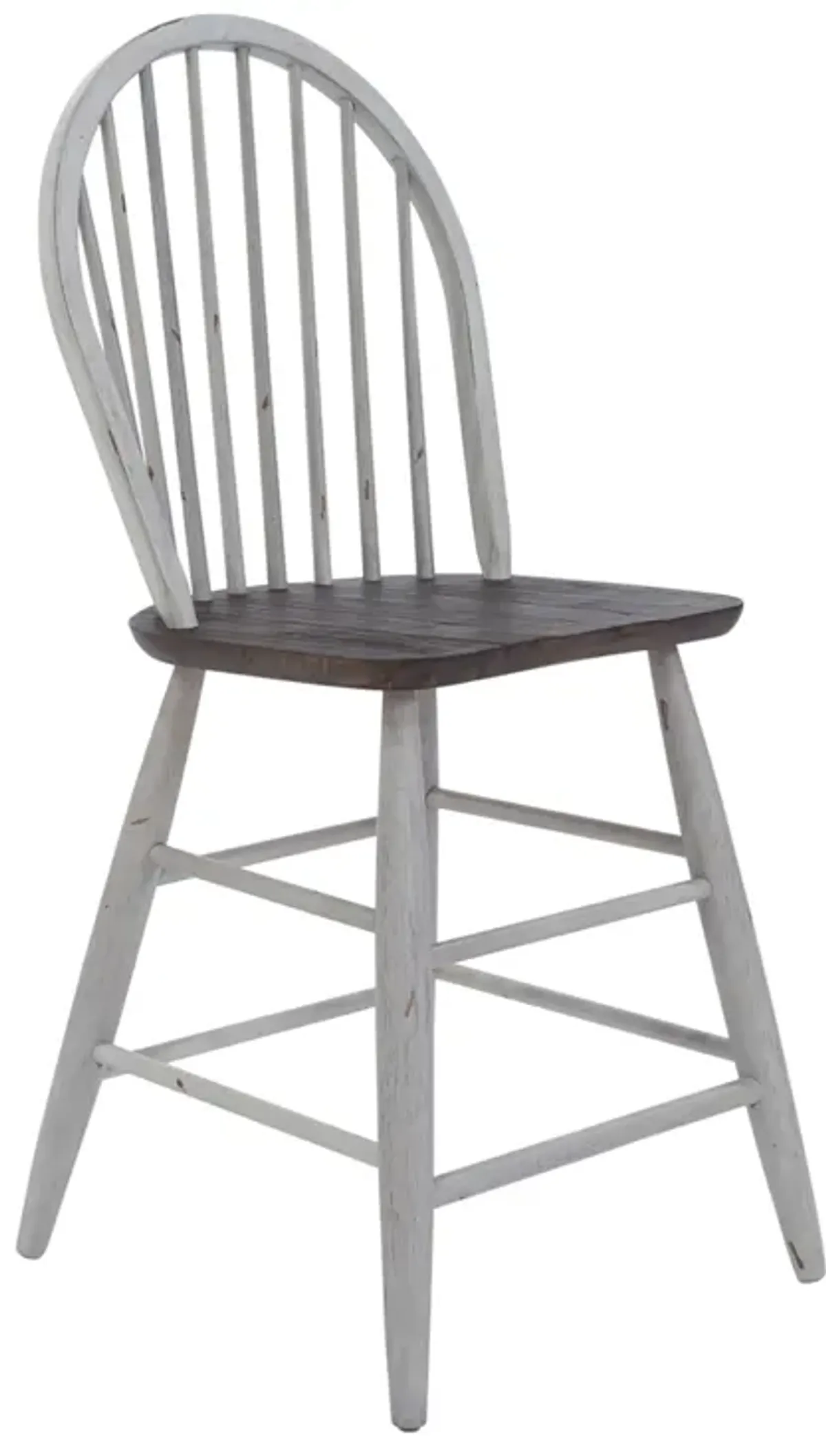 Liberty Furniture Farmhouse Two-Tone White Counter-Height Chair