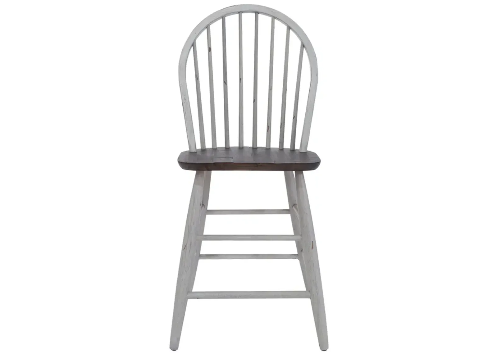 Liberty Furniture Farmhouse Two-Tone White Counter-Height Chair