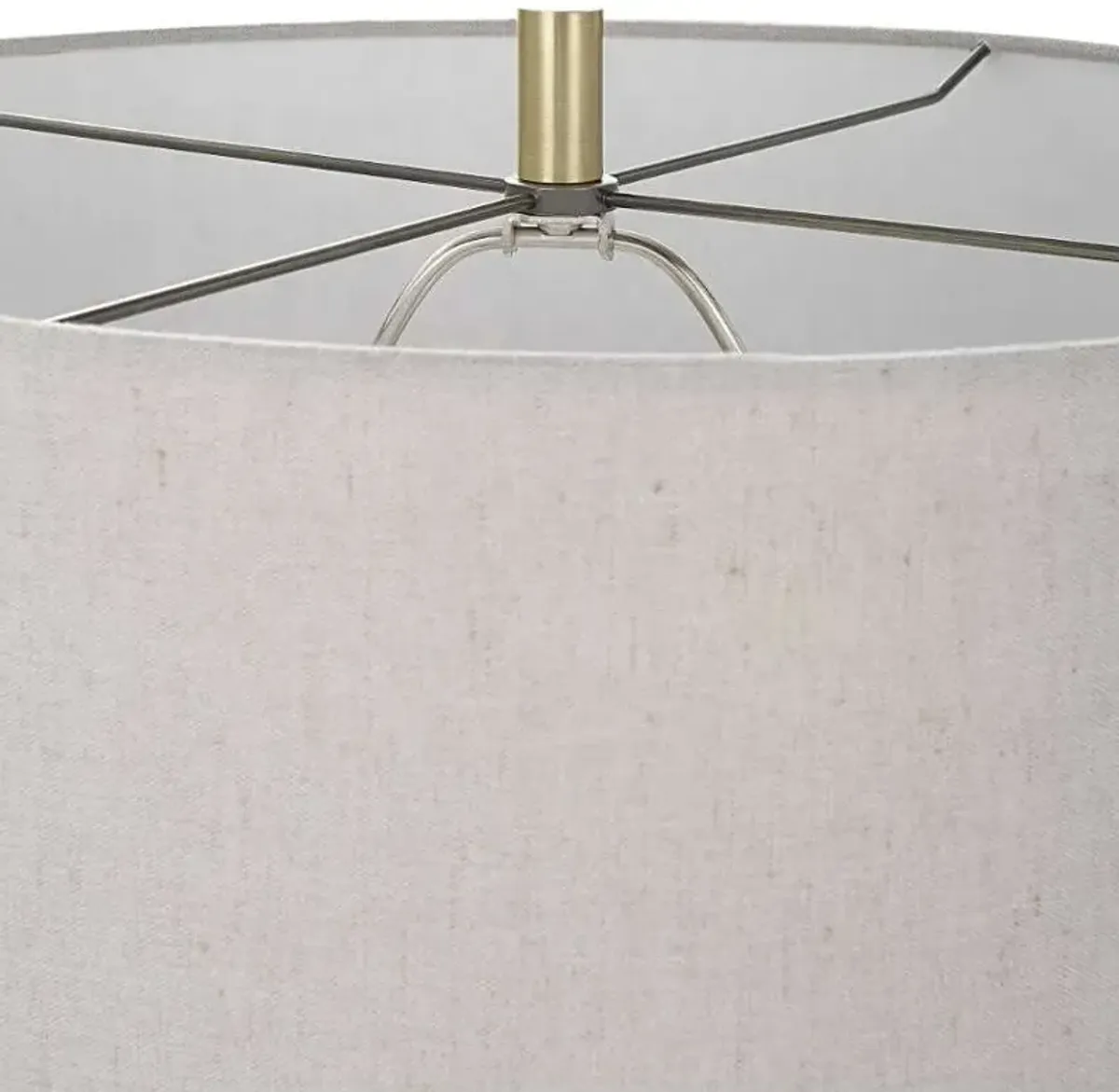 Uttermost Western Sky Blue-Green/Gold/Indigo/Light Gray Table Lamp