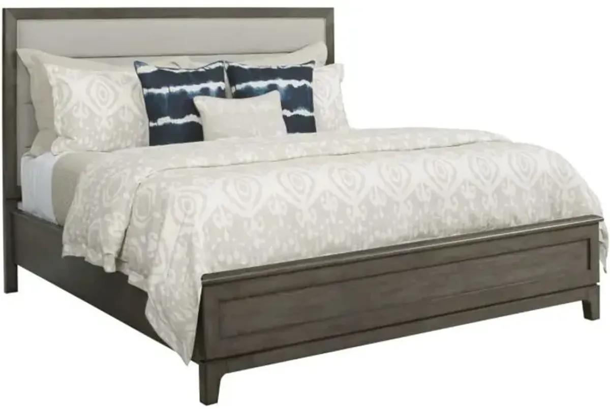 Kincaid Ross Queen Upholstered Panel Complete Bed