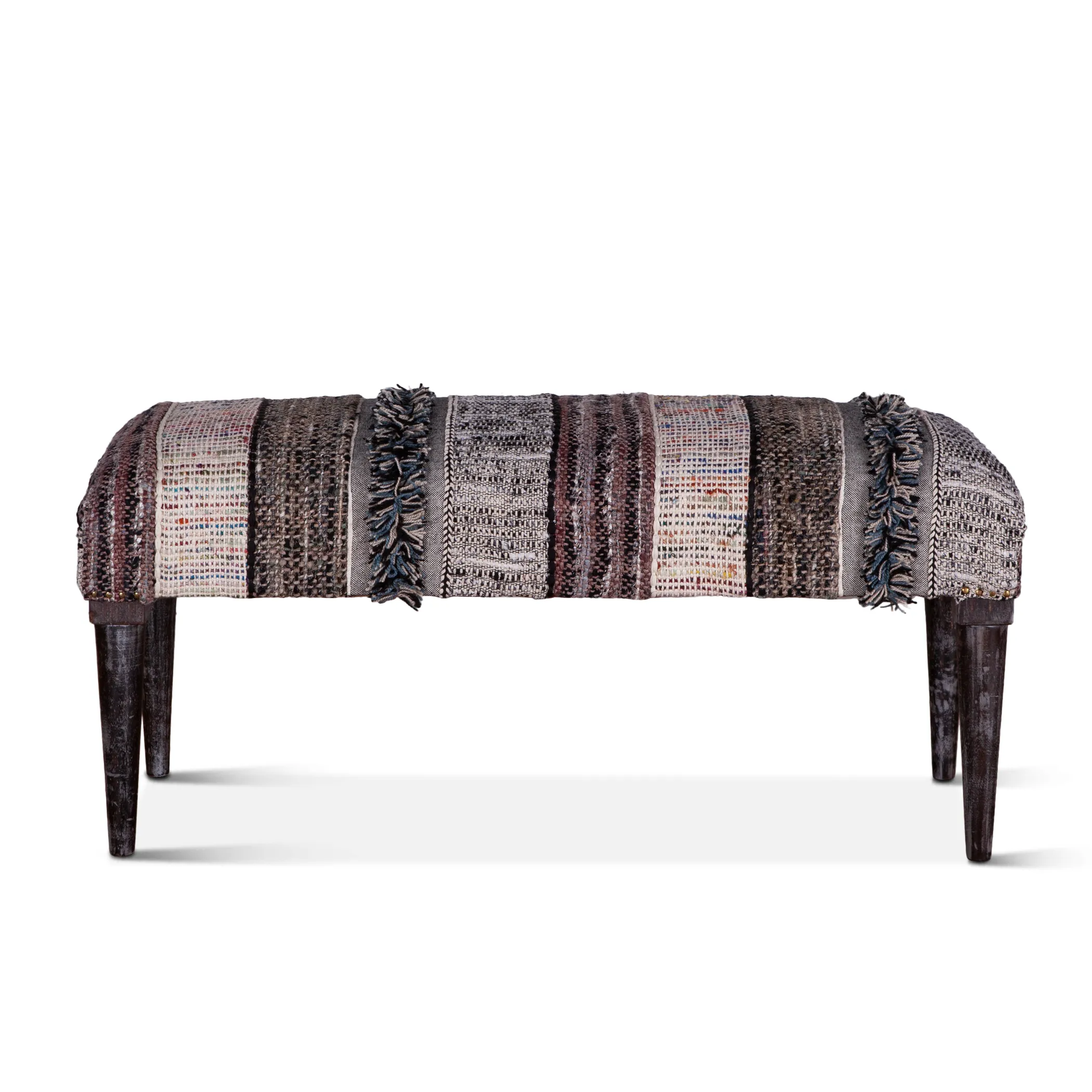 MARRAKECH UPHOLSTERED MULTI-COLOR ACCENT BENCH