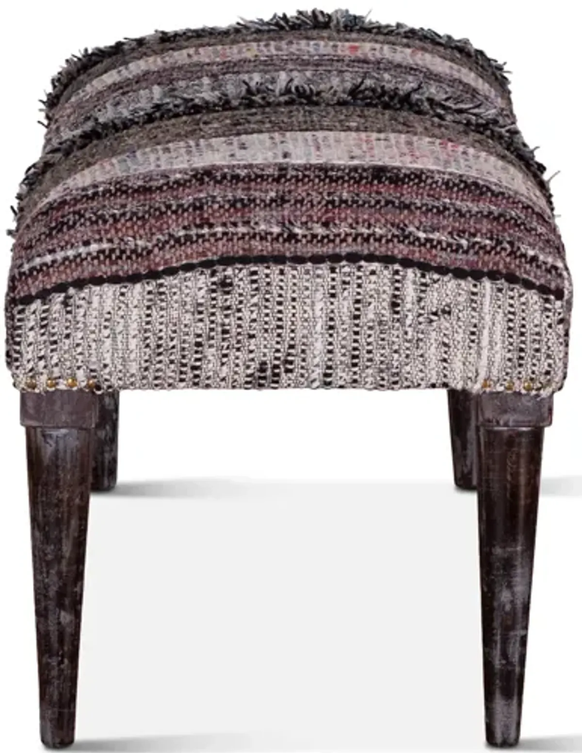 Home Trends Design Marrakech Upholstered Multi-Color Accent Bench