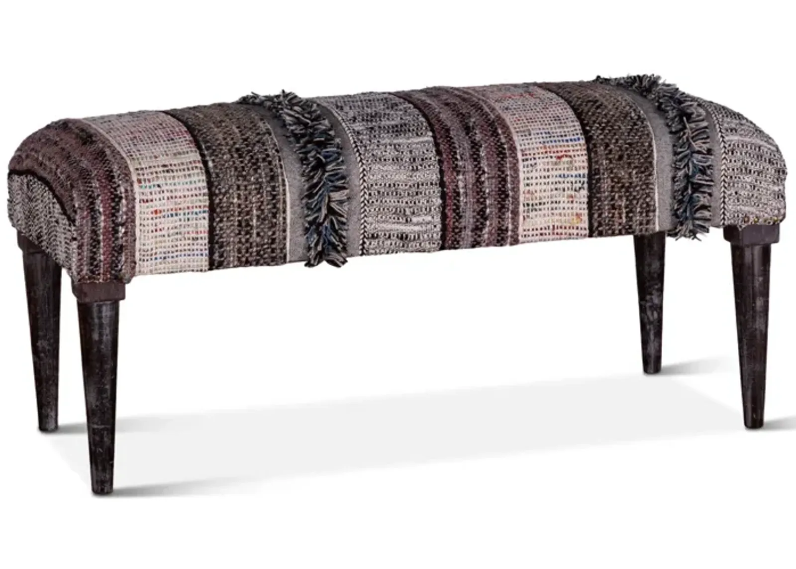 Home Trends Design Marrakech Upholstered Multi-Color Accent Bench