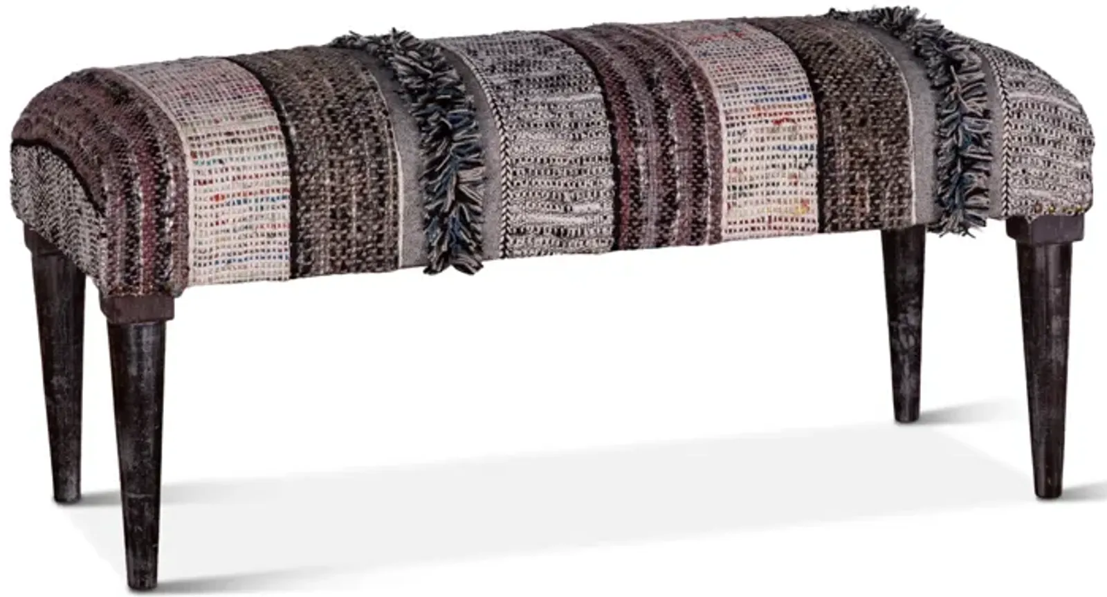 Home Trends Design Marrakech Upholstered Multi-Color Accent Bench