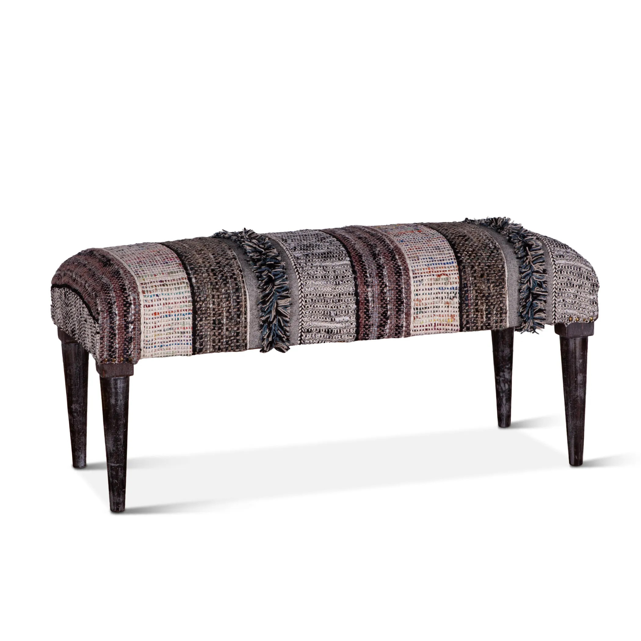 MARRAKECH UPHOLSTERED MULTI-COLOR ACCENT BENCH