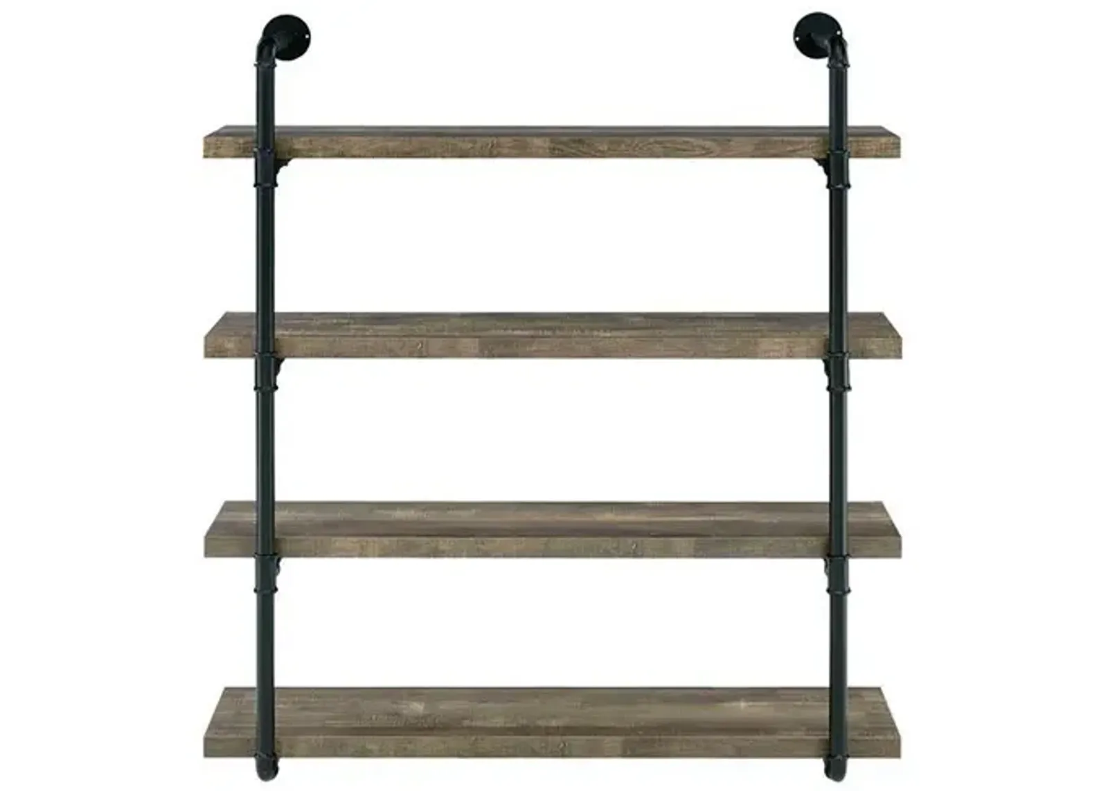 Coaster 40 Inch Wall Shelf Rustic Oak