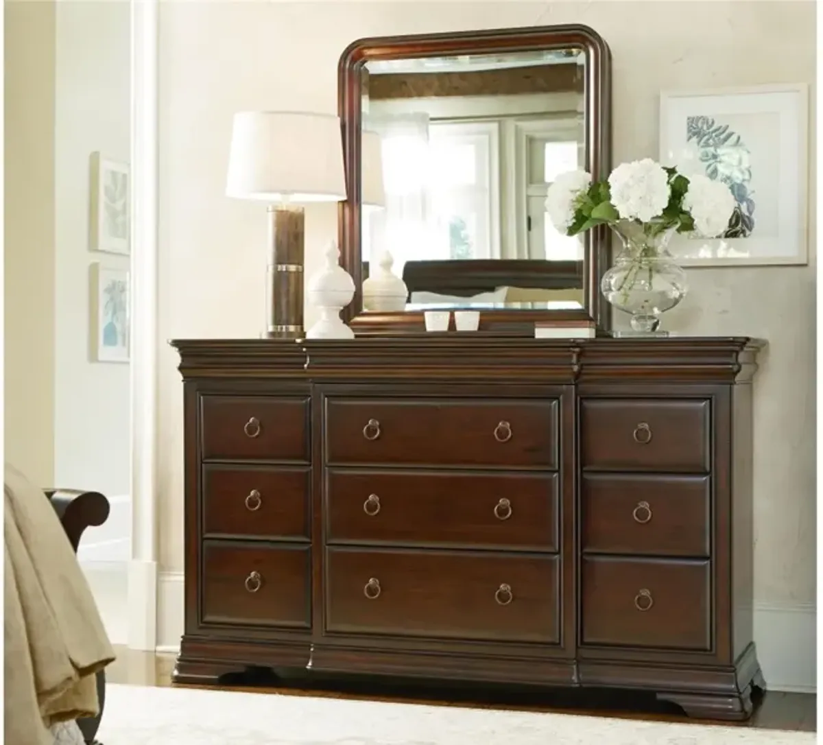 Universal Reprise Classical Cherry Dresser