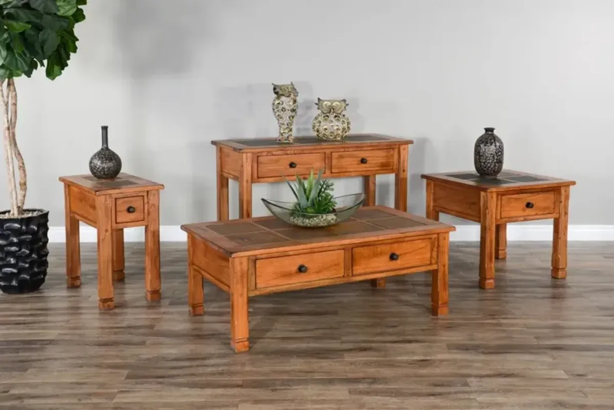 Sunny Designs Sedona Rustic Oak Sofa Table