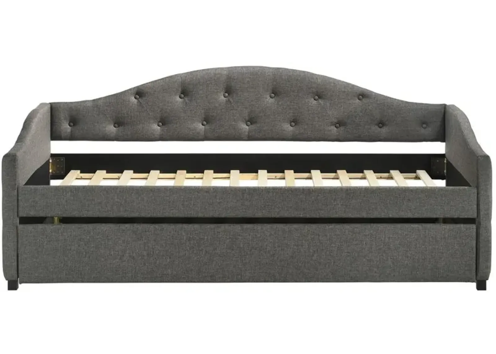 Coaster Sadie Upholstered Twin Daybed with Trundle Grey