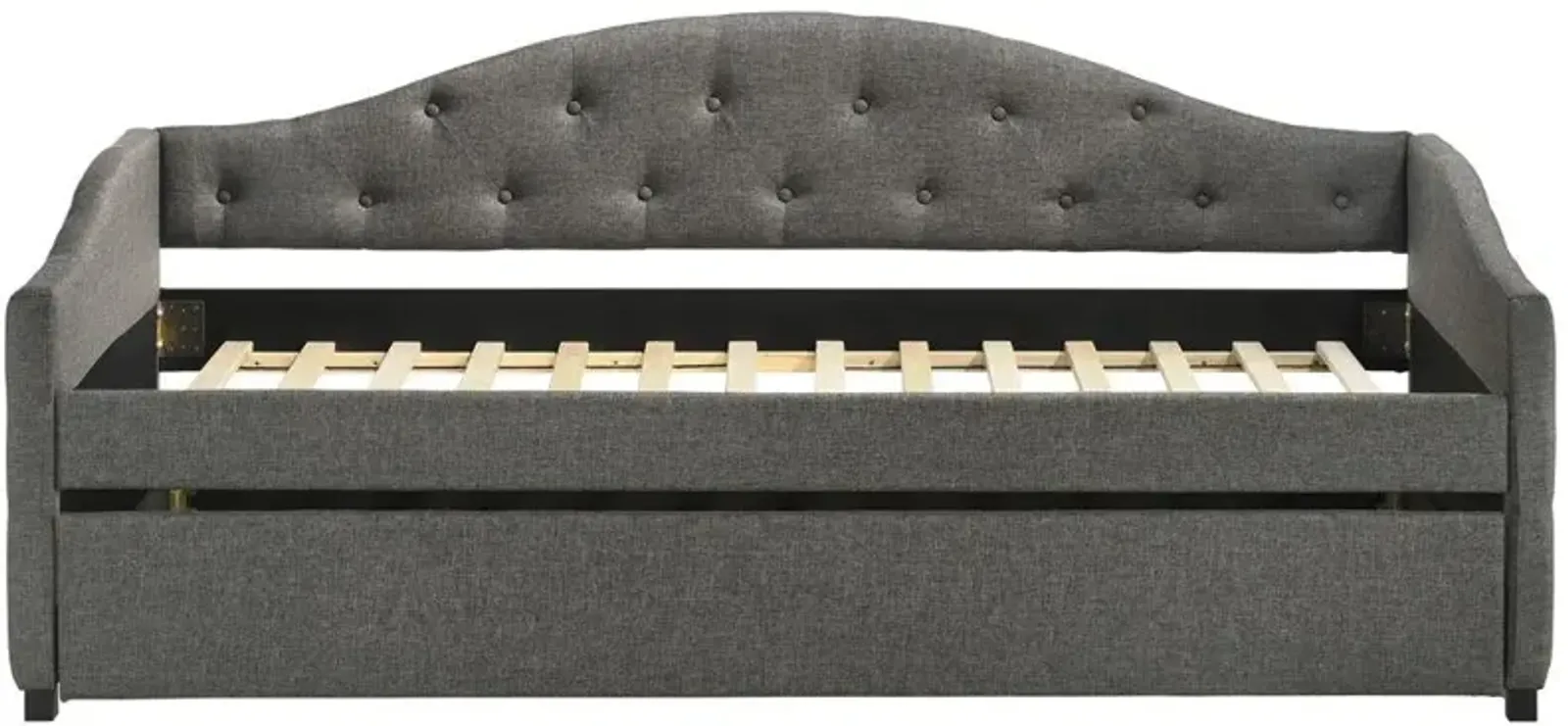 Coaster Sadie Upholstered Twin Daybed with Trundle Grey