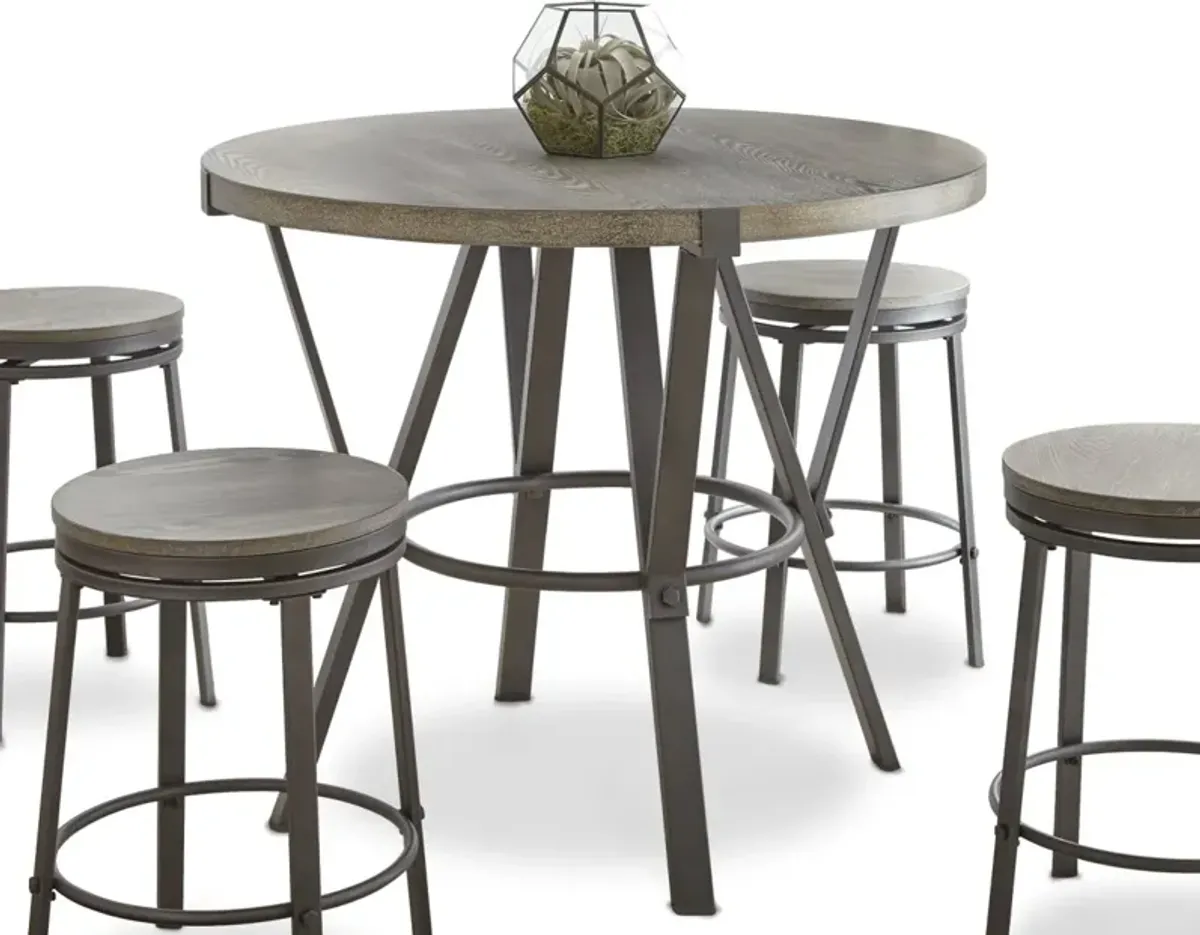 Steve Silver Portland Gray Counter-Height Table