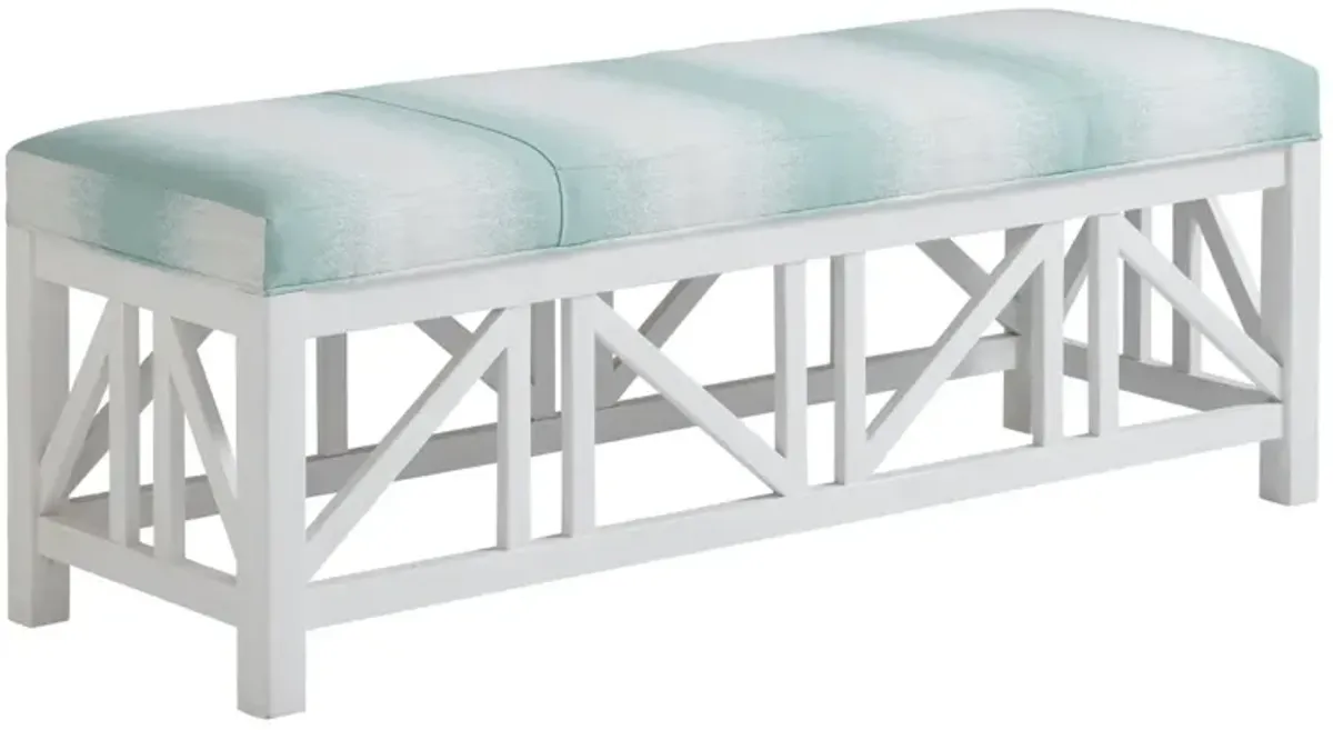 Tommy Bahama Home by Lexington Ocean Breeze White Birkdale Bench