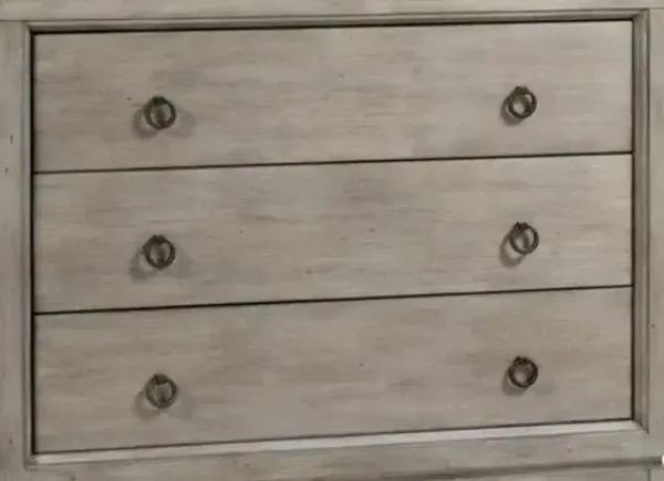 Crestview Hawthorne Estate Grey Wash Chest