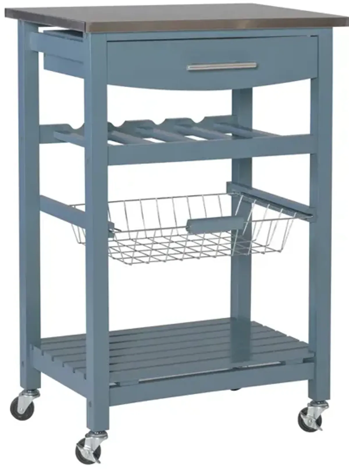 CLARKE BLUE KITCHEN CART