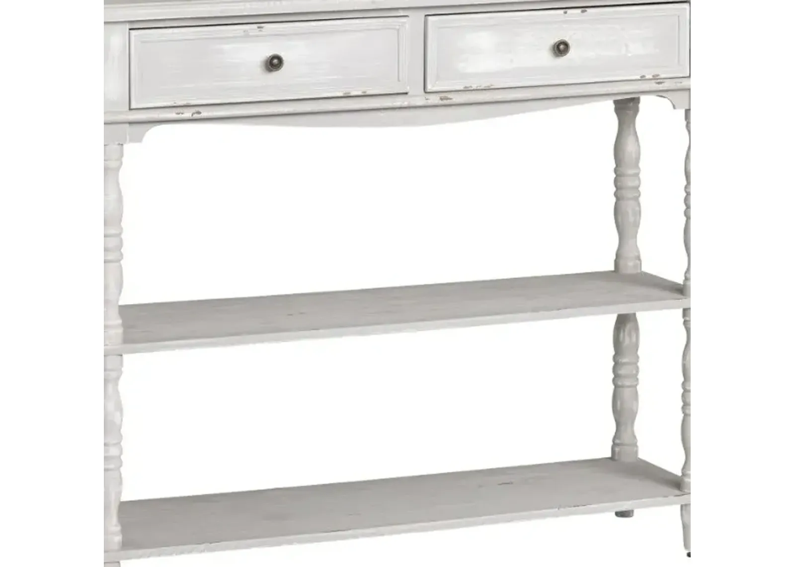 Crestview Weston Chalk Grey Console Table