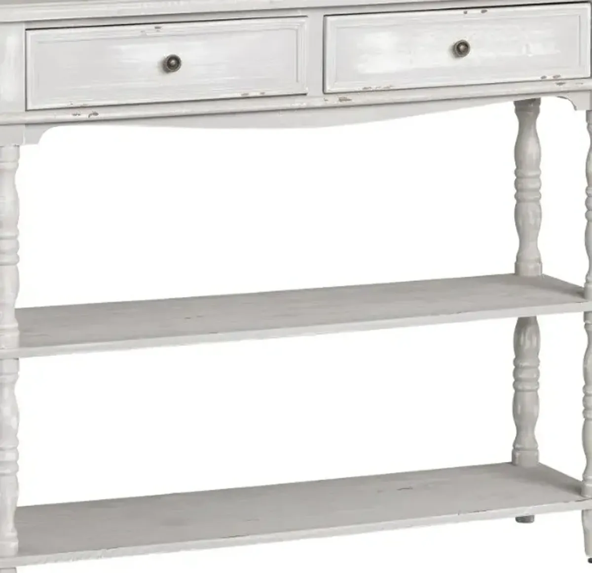 Crestview Weston Chalk Grey Console Table