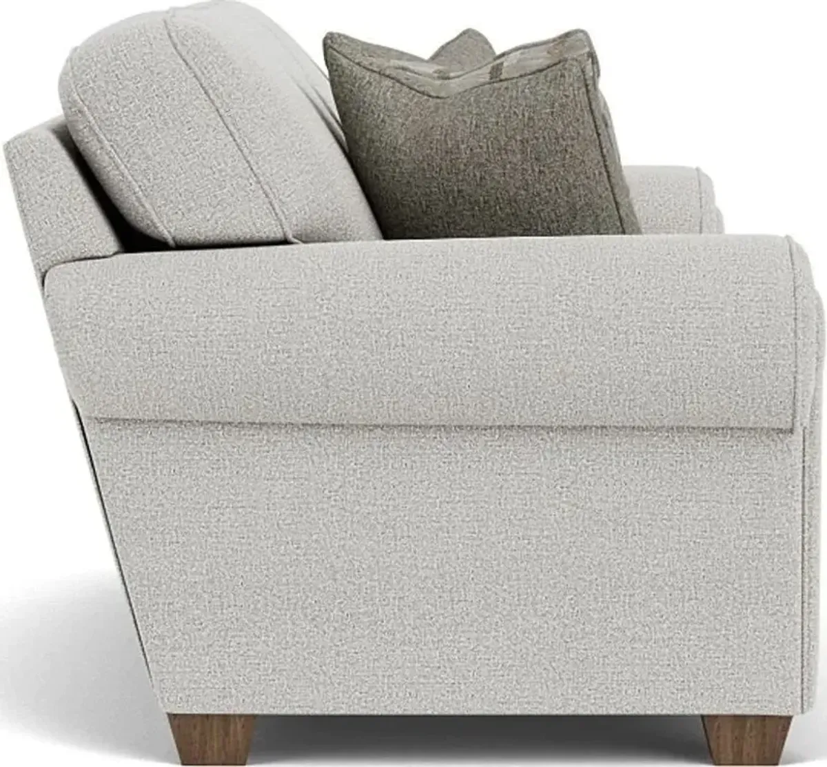 Flexsteel Carson Silver Glacier Loveseat