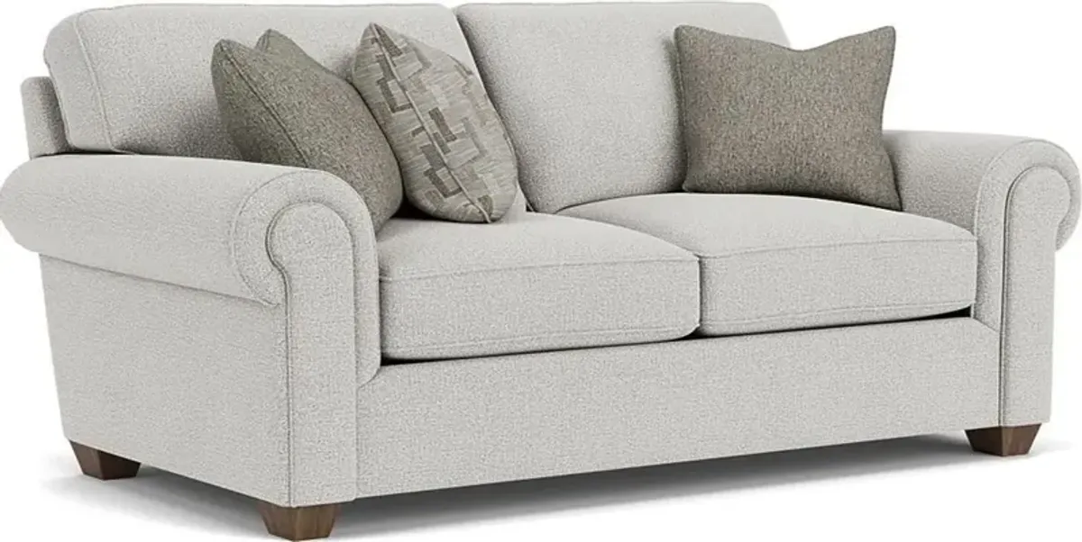 Flexsteel Carson Silver Glacier Loveseat