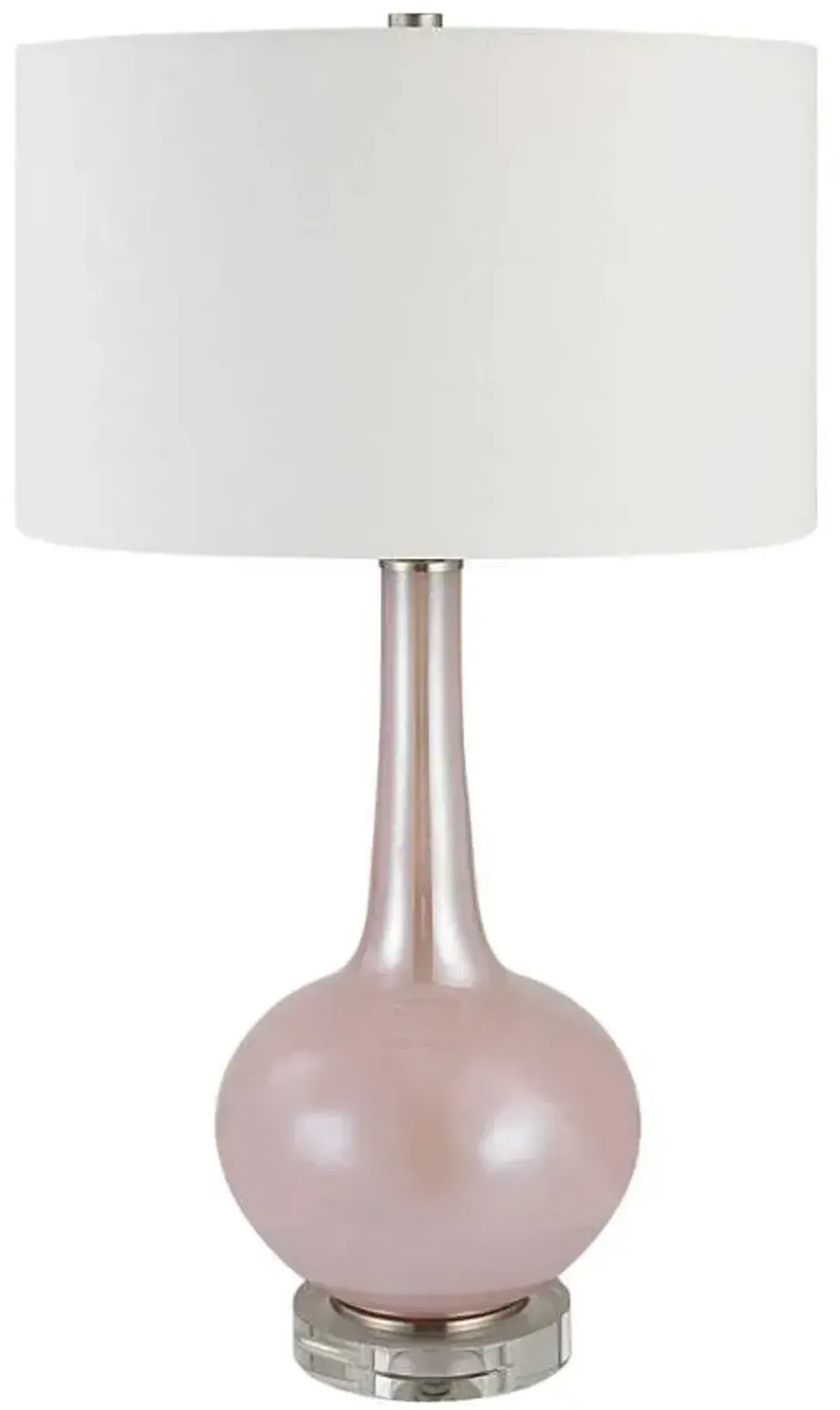 Uttermost Rosa Pink/White Table Lamp