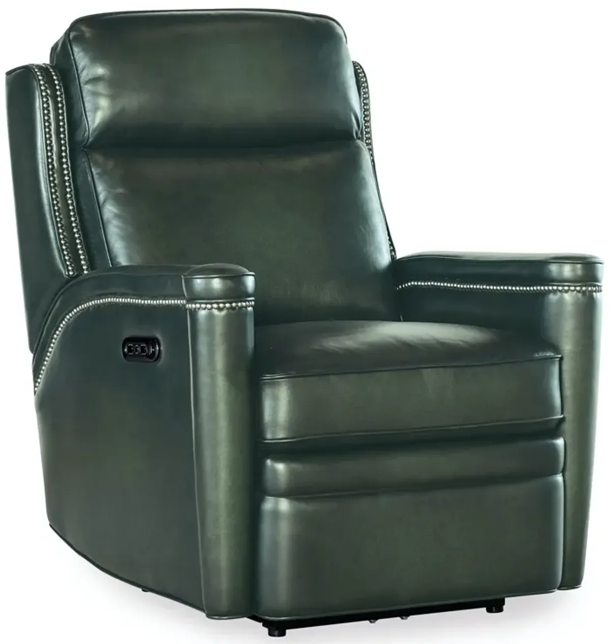 Hooker Furniture Hamilton Sarzana Portal Leather Power Recliner with Power Headrest