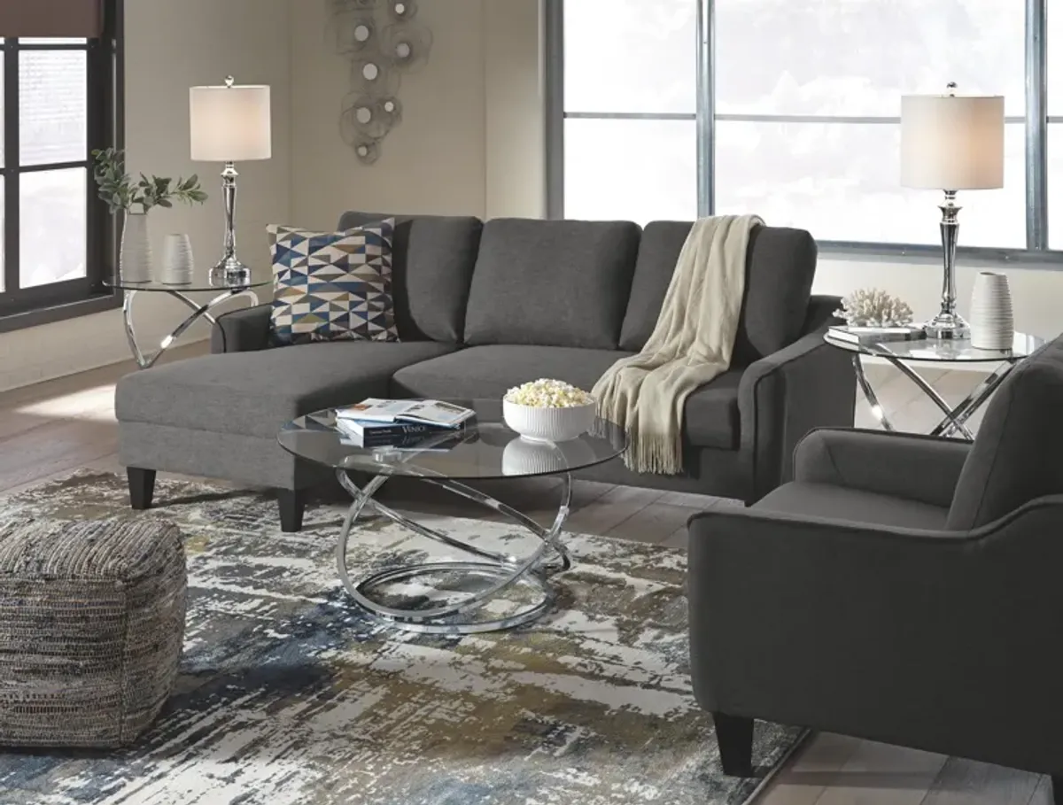 Ashley Jarreau Gray Queen Sofa Chaise Sleeper