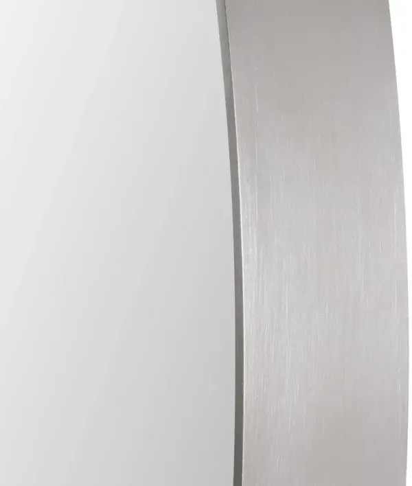 Uttermost Pursley Brushed Nickel Oval Mirror