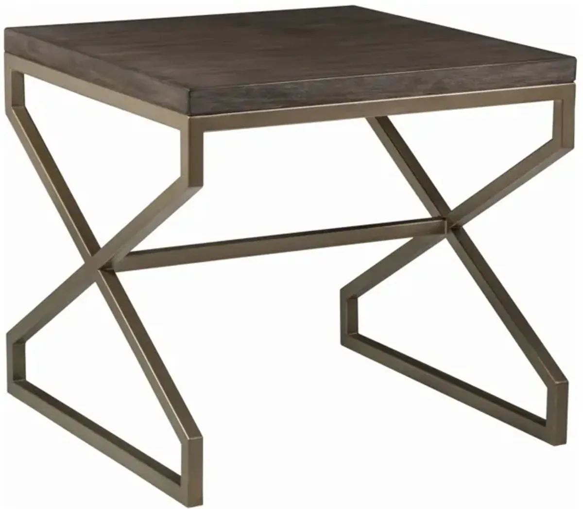 Artistica Home by Lexington Cohesion Program Edict 26 Inch Square Mahogany Wood End Table Dark Brown
