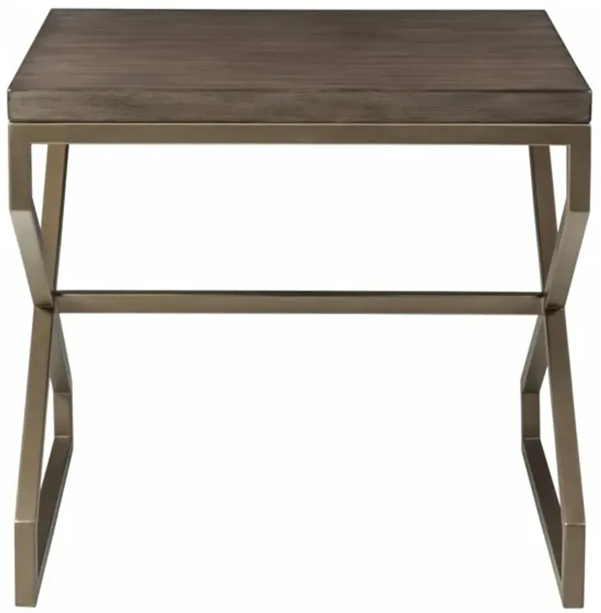 Artistica Home by Lexington Cohesion Program Edict 26 Inch Square Mahogany Wood End Table Dark Brown